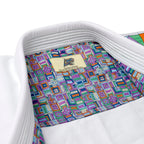 Albino & Preto Batch #108 Stained Glass White BJJ Gi - Vorix Sport