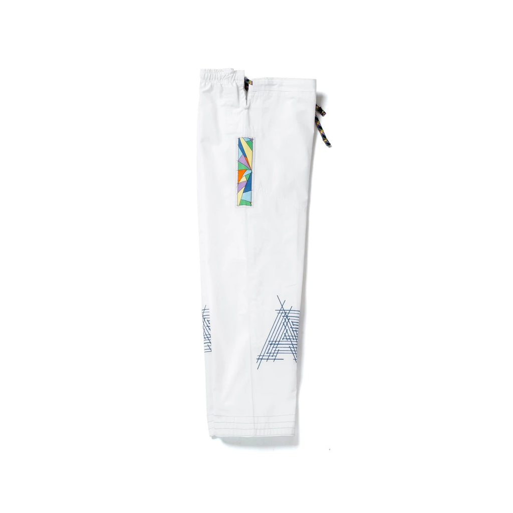Albino & Preto Batch #108 Stained Glass White BJJ Gi - Vorix Sport