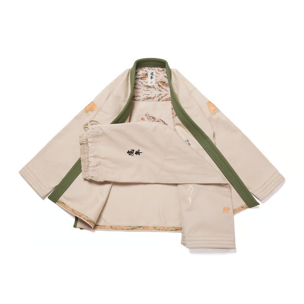 Albino & Preto Batch #110 Year of the Tiger Sand BJJ Gi - Vorix Sport