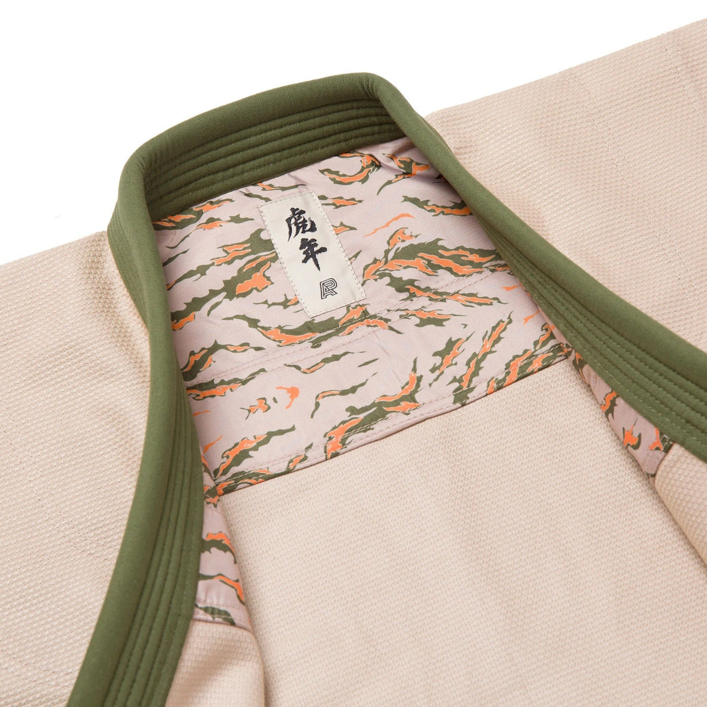 Albino & Preto Batch #110 Year of the Tiger Sand BJJ Gi - Vorix Sport