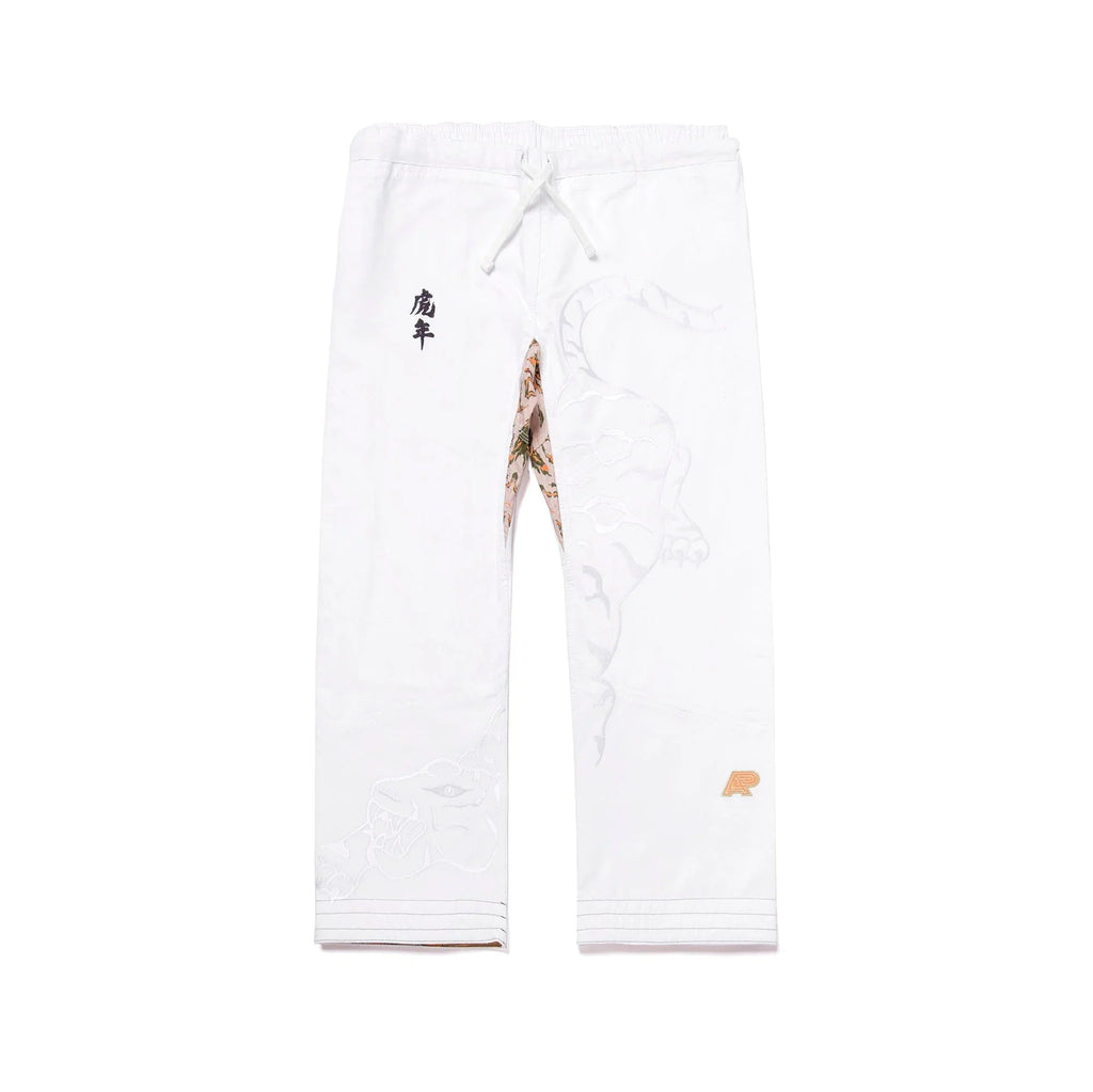 Albino & Preto Batch #110 Year of the Tiger White BJJ Gi - Vorix Sport