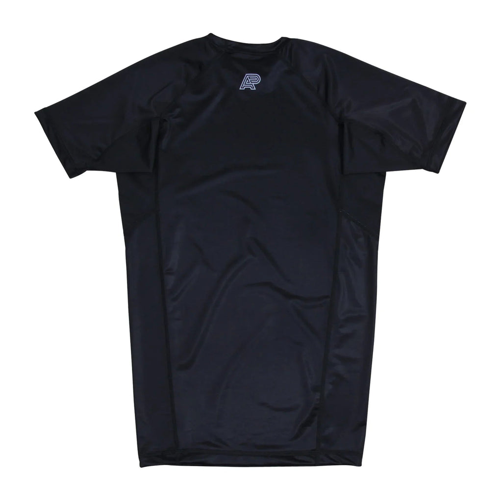 Albino & Preto Batch #19 Distract & Attack Short Sleeve BJJ Rash Guard - Vorix Sport