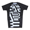 Albino & Preto Batch #19 Distract & Attack Short Sleeve BJJ Rash Guard - Vorix Sport