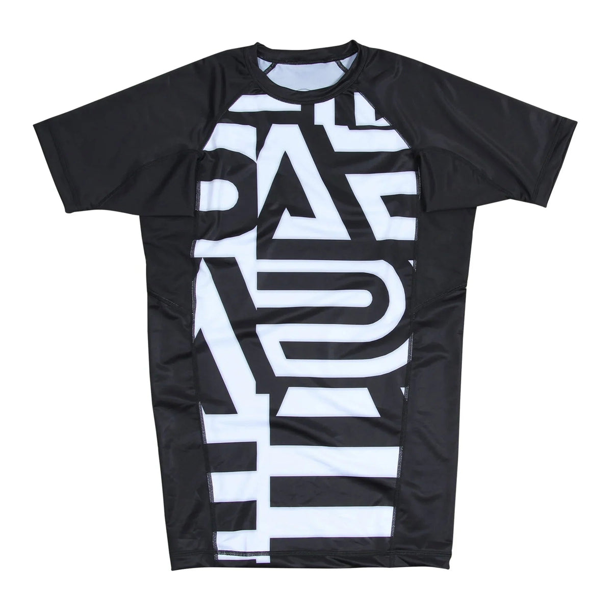 Albino & Preto Batch #19 Distract & Attack Short Sleeve BJJ Rash Guard - Vorix Sport