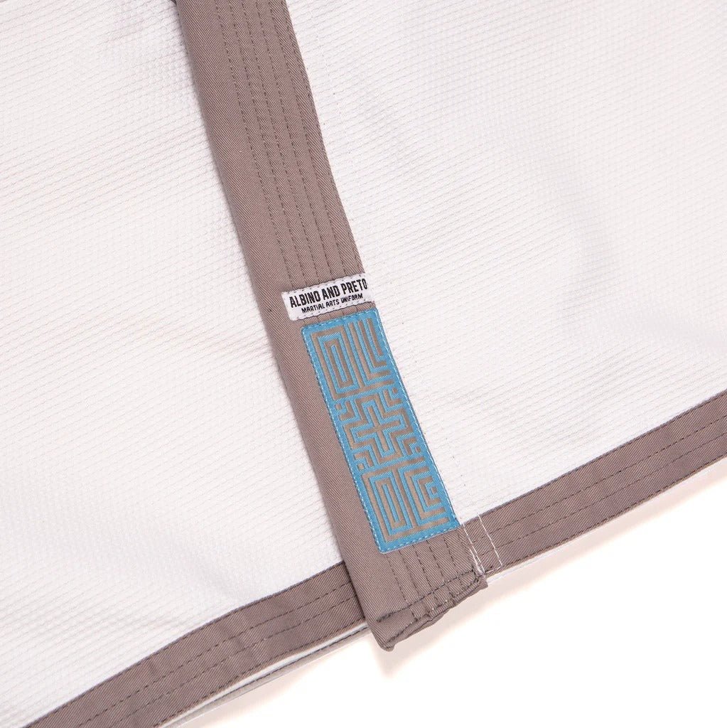 Albino & Preto Batch 7 Grey Skies BJJ Gi - Vorix Sport