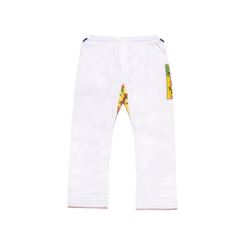 Albino & Preto Batch #78 Locals White BJJ Gi - Vorix Sport