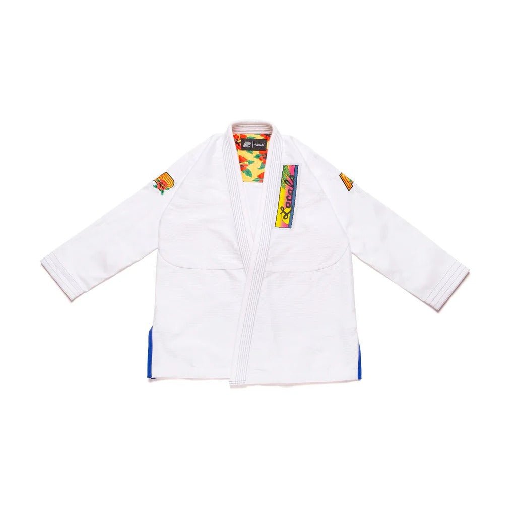 Albino & Preto Batch #78 Locals White BJJ Gi - Vorix Sport