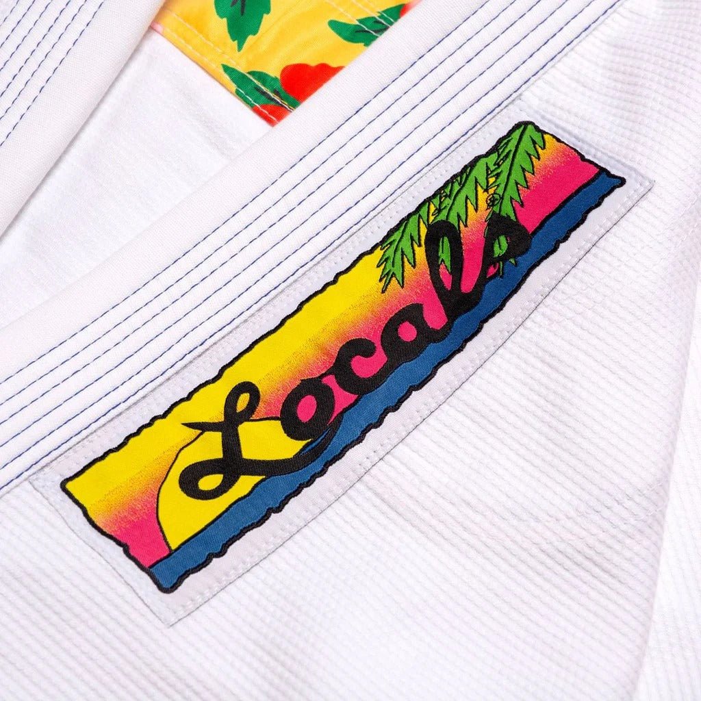 Albino & Preto Batch #78 Locals White BJJ Gi - Vorix Sport