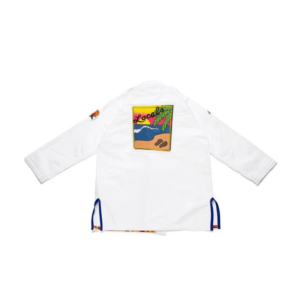 Albino & Preto Batch #78 Locals White BJJ Gi - Vorix Sport