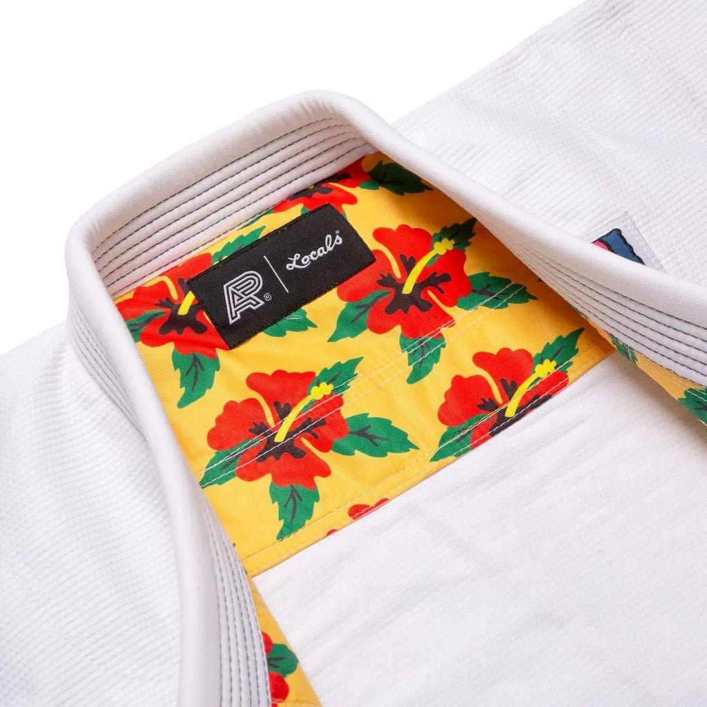 Albino & Preto Batch #78 Locals White BJJ Gi - Vorix Sport