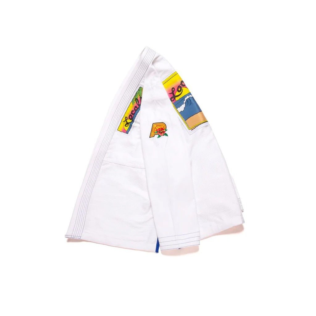 Albino & Preto Batch #78 Locals White BJJ Gi - Vorix Sport