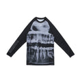 Albino & Preto Batch #80 Pleasures Long Sleeve BJJ Rash Guard - Vorix Sport
