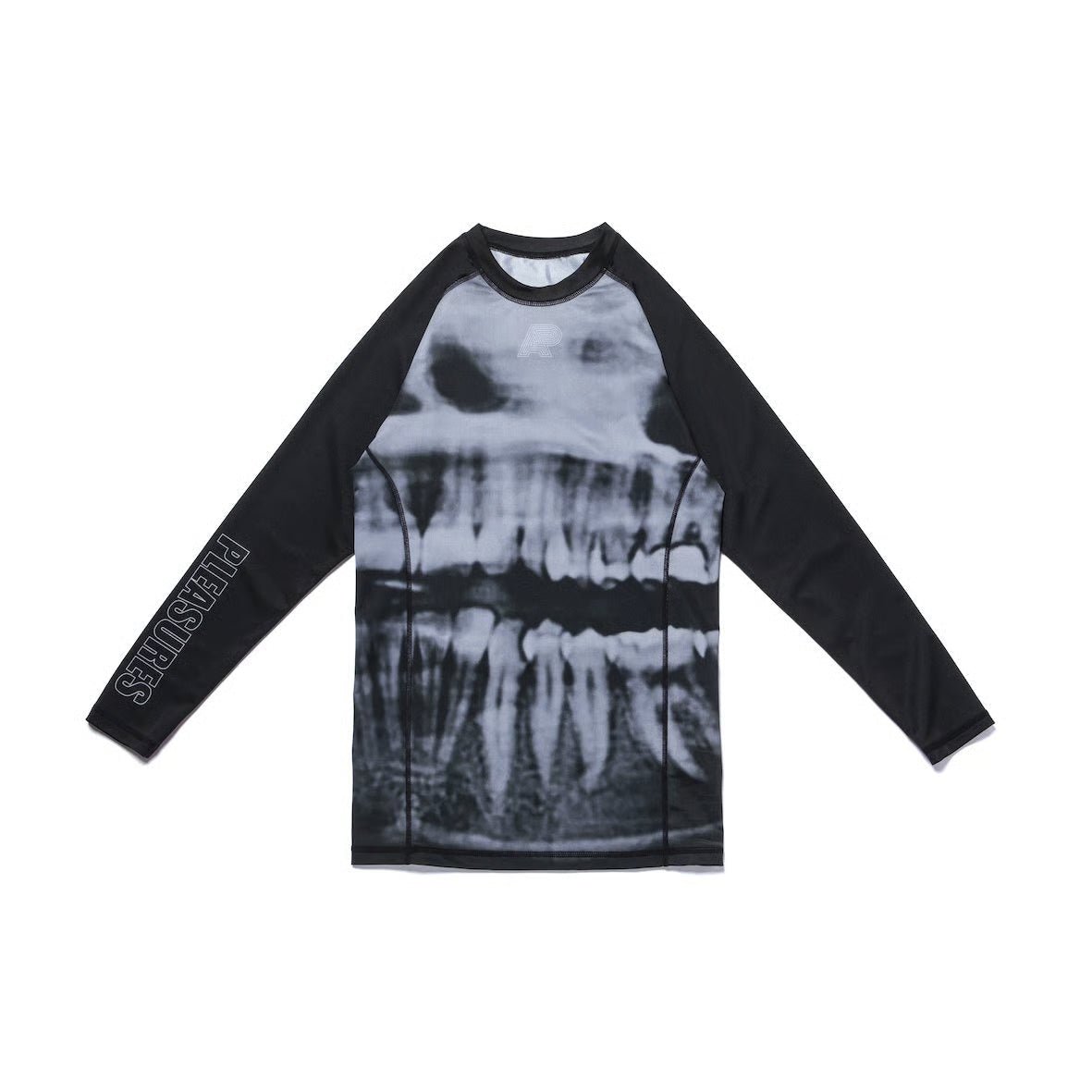 Albino & Preto Batch #80 Pleasures Long Sleeve BJJ Rash Guard - Vorix Sport
