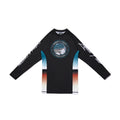 Albino & Preto Batch #89 Liquid Flow Long Sleeve BJJ Rash Guard - Vorix Sport