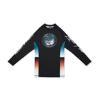 Albino & Preto Batch #89 Liquid Flow Long Sleeve BJJ Rash Guard - Vorix Sport