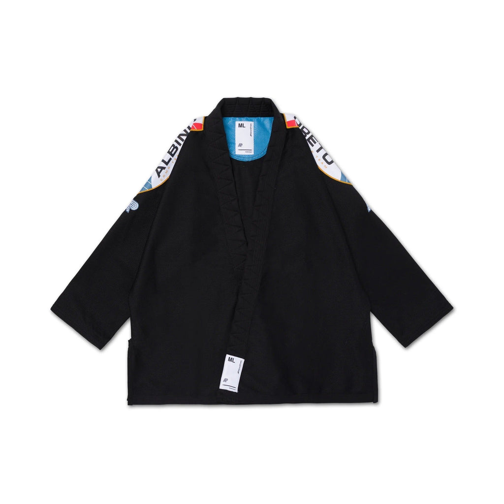 Albino & Preto BRG Comp Black BJJ Gi - Vorix Sport