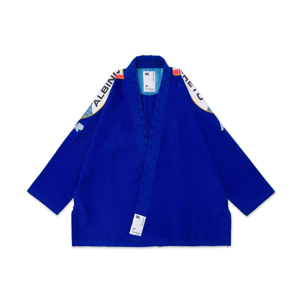 Albino & Preto BRG Comp Blue BJJ Gi - Vorix Sport