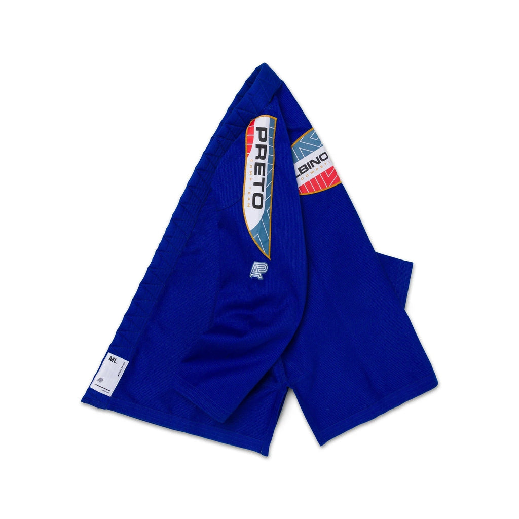 Albino & Preto BRG Comp Blue BJJ Gi - Vorix Sport