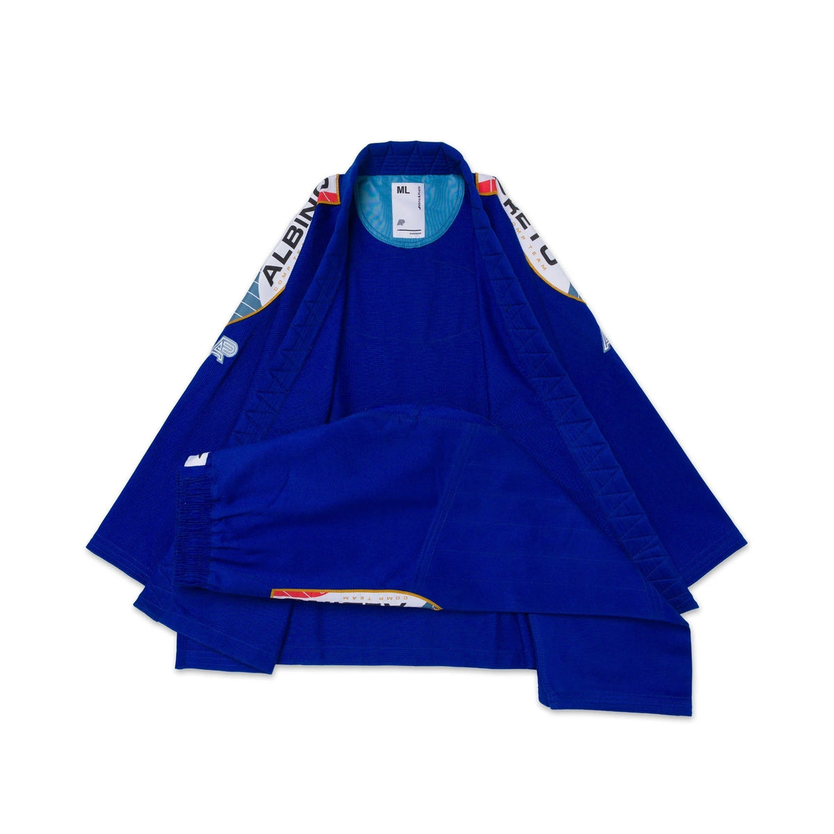 Albino & Preto BRG Comp Blue BJJ Gi - Vorix Sport
