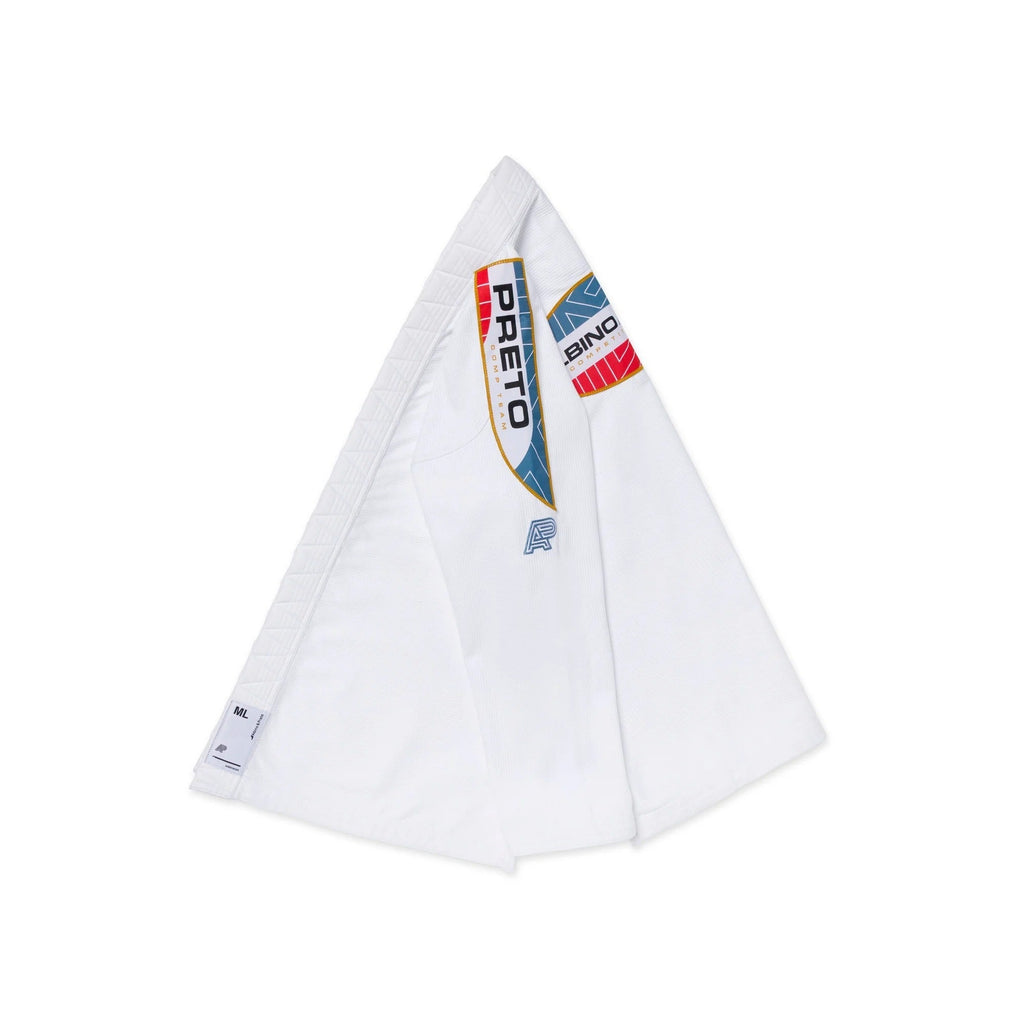 Albino & Preto BRG Comp White BJJ Gi - Vorix Sport