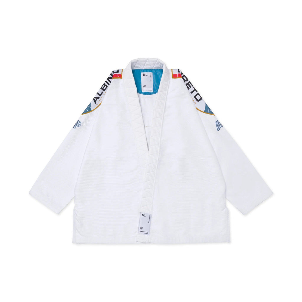 Albino & Preto BRG Comp White BJJ Gi - Vorix Sport
