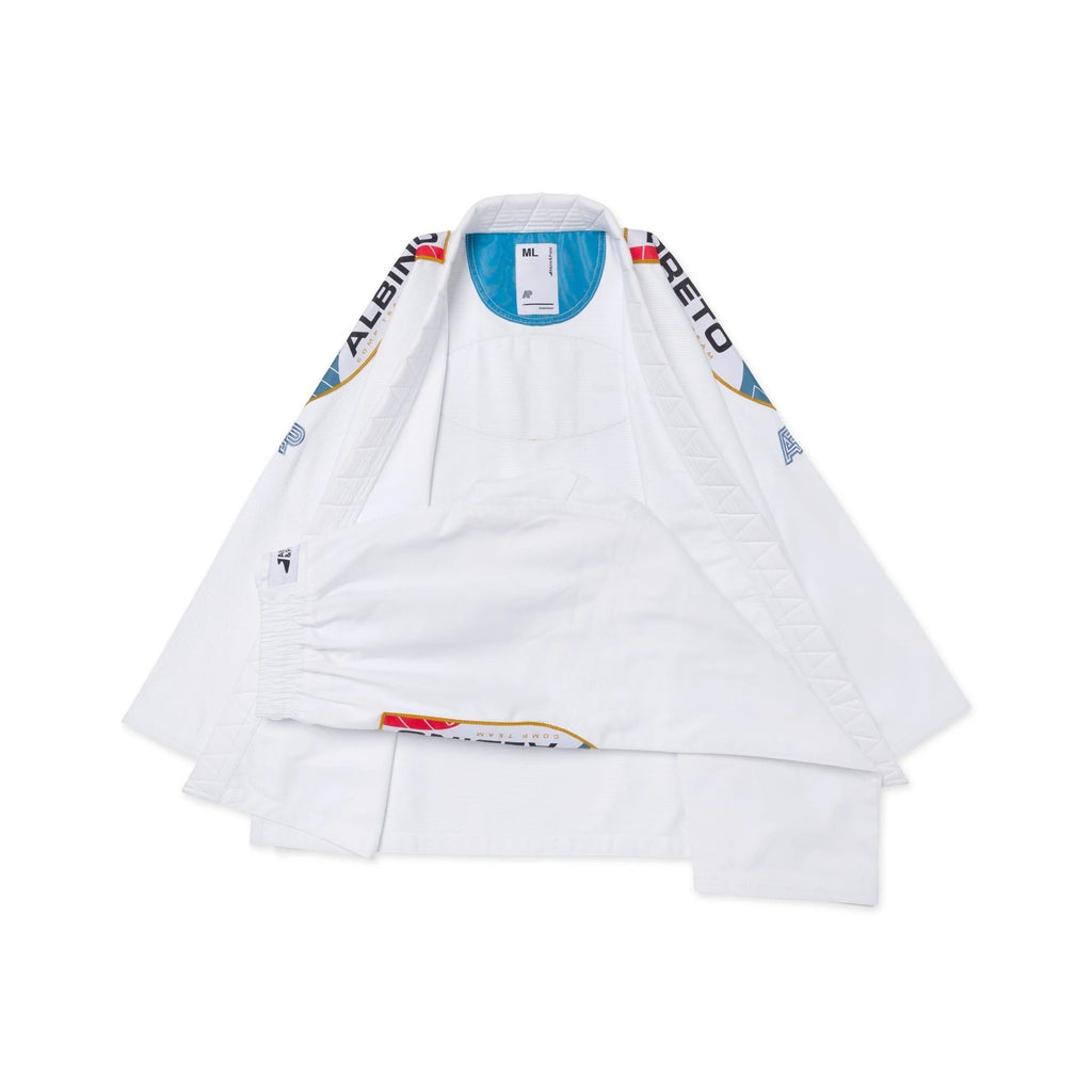 Albino & Preto BRG Comp White BJJ Gi - Vorix Sport