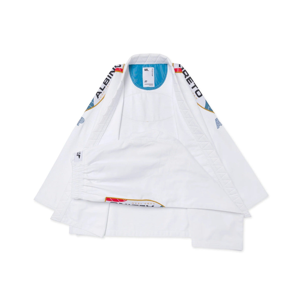 Albino & Preto BRG Comp White BJJ Gi - Vorix Sport