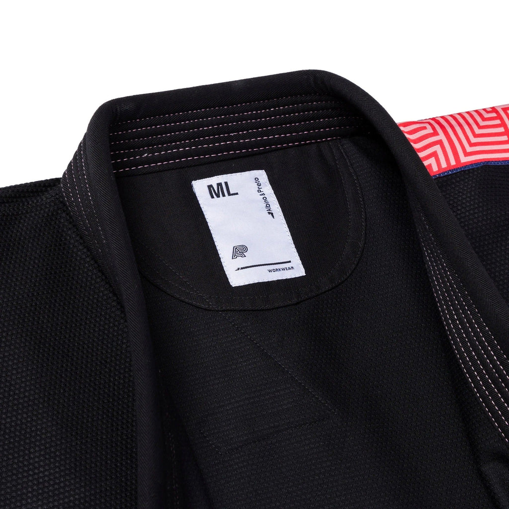 Albino & Preto BRP Herringbone Classic BJJ Gi - Vorix Sport