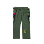 Albino & Preto Fundamental Olive BJJ Gi - Vorix Sport
