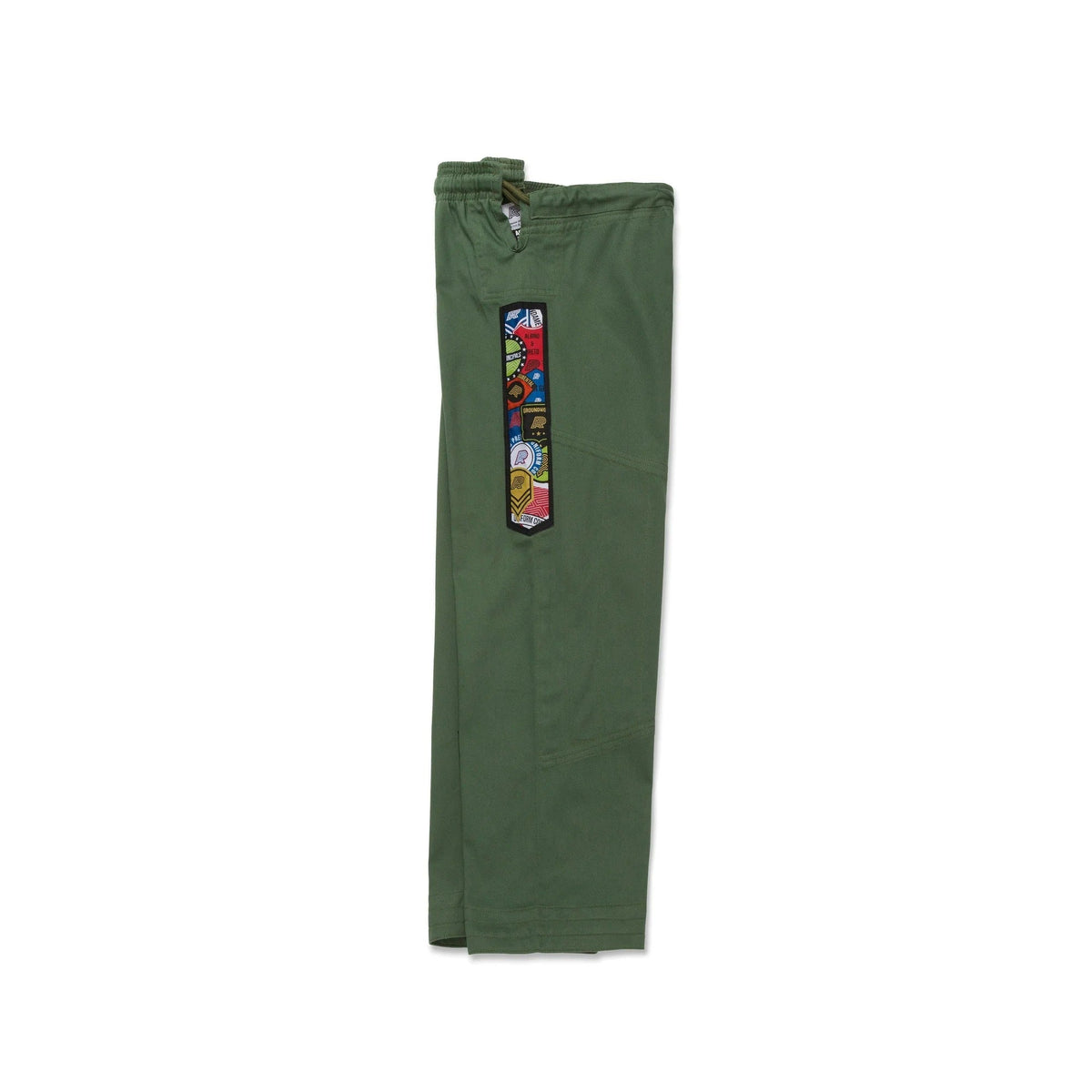 Albino & Preto Fundamental Olive BJJ Gi - Vorix Sport