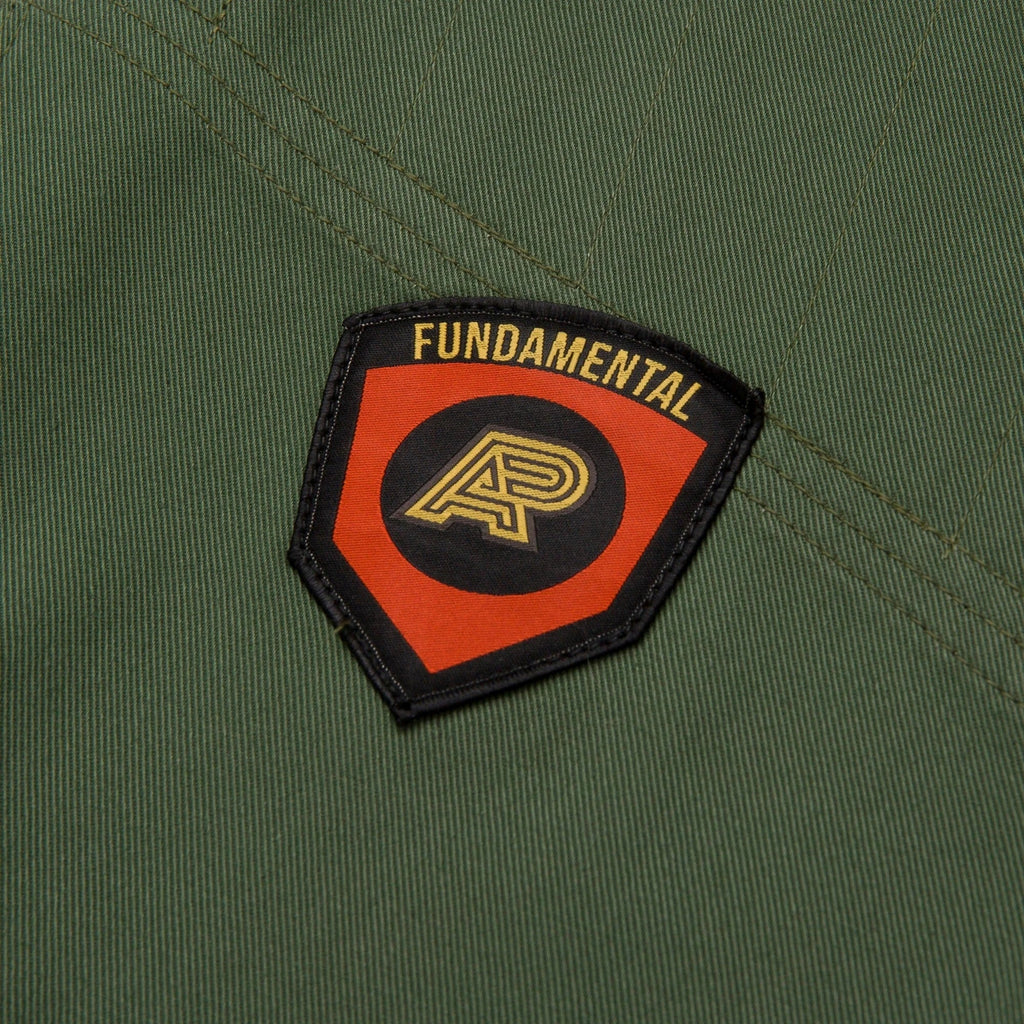 Albino & Preto Fundamental Olive BJJ Gi - Vorix Sport