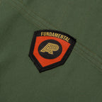 Albino & Preto Fundamental Olive BJJ Gi - Vorix Sport
