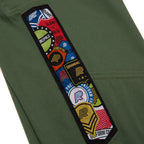 Albino & Preto Fundamental Olive BJJ Gi - Vorix Sport