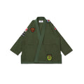 Albino & Preto Fundamental Olive BJJ Gi - Vorix Sport