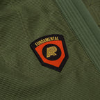 Albino & Preto Fundamental Olive BJJ Gi - Vorix Sport