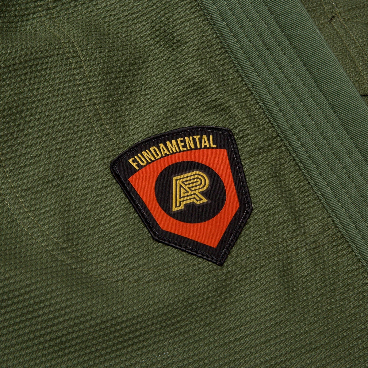 Albino & Preto Fundamental Olive BJJ Gi - Vorix Sport