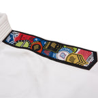Albino & Preto Fundamental White BJJ Gi - Vorix Sport