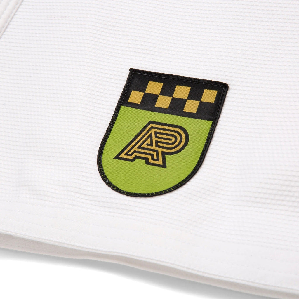 Albino & Preto Fundamental White BJJ Gi - Vorix Sport