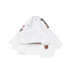 Albino & Preto Fundamental White BJJ Gi - Vorix Sport