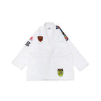 Albino & Preto Fundamental White BJJ Gi - Vorix Sport
