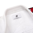 Albino & Preto Fundamental White BJJ Gi - Vorix Sport