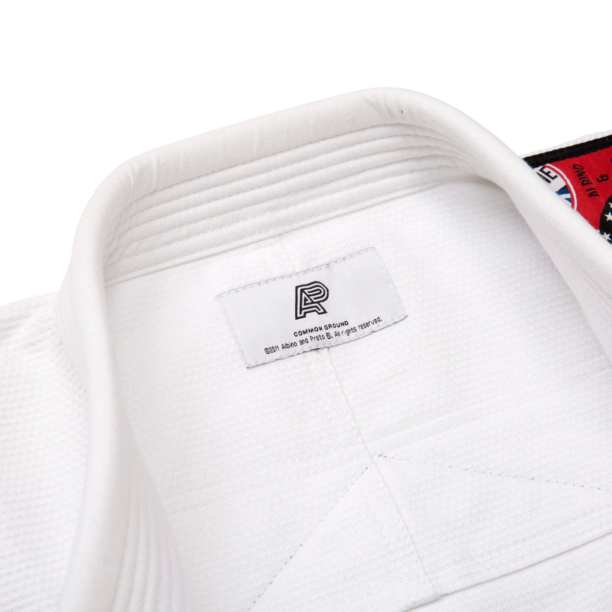 Albino & Preto Fundamental White BJJ Gi - Vorix Sport