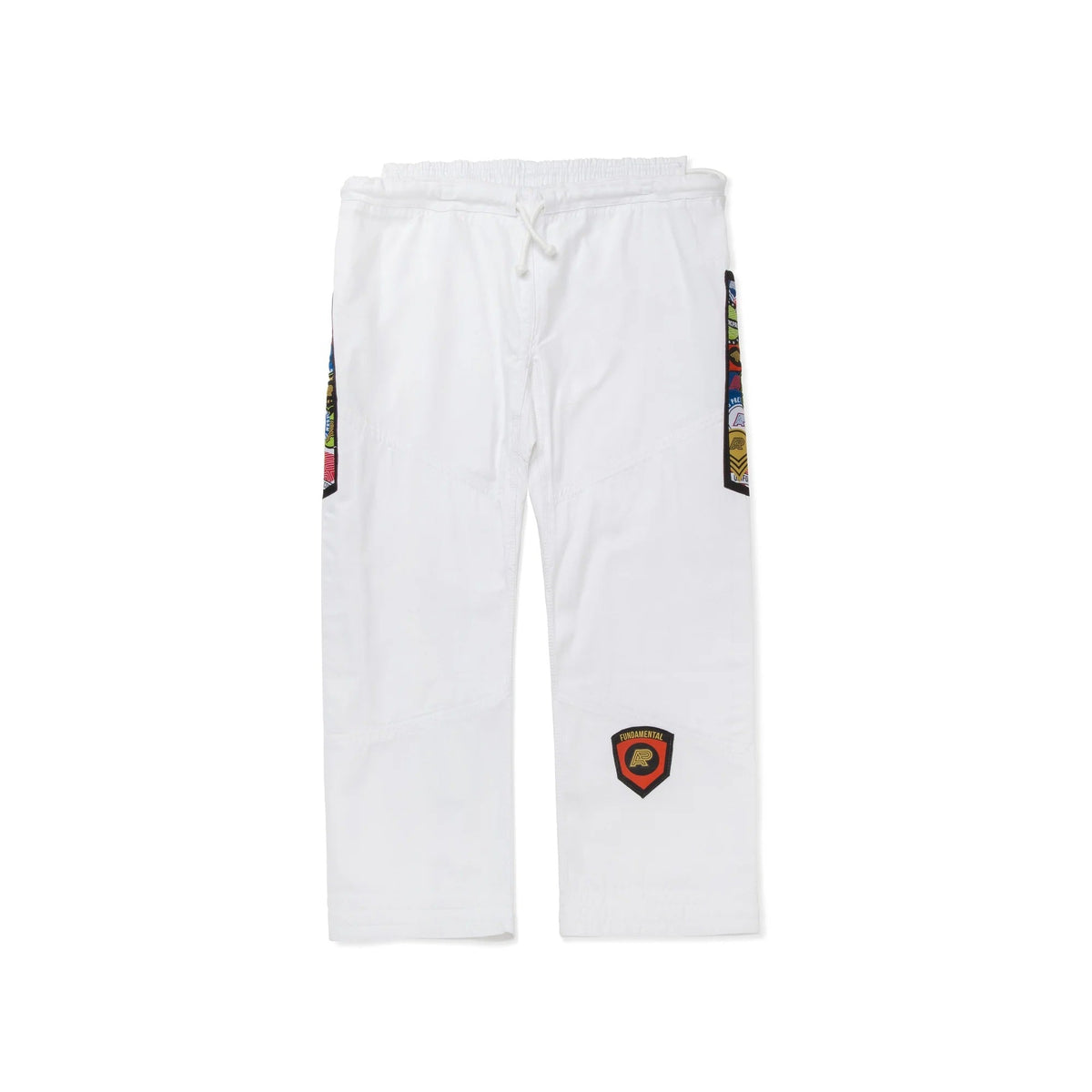 Albino & Preto Fundamental White BJJ Gi - Vorix Sport