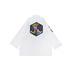 Albino & Preto Fundamental White BJJ Gi - Vorix Sport