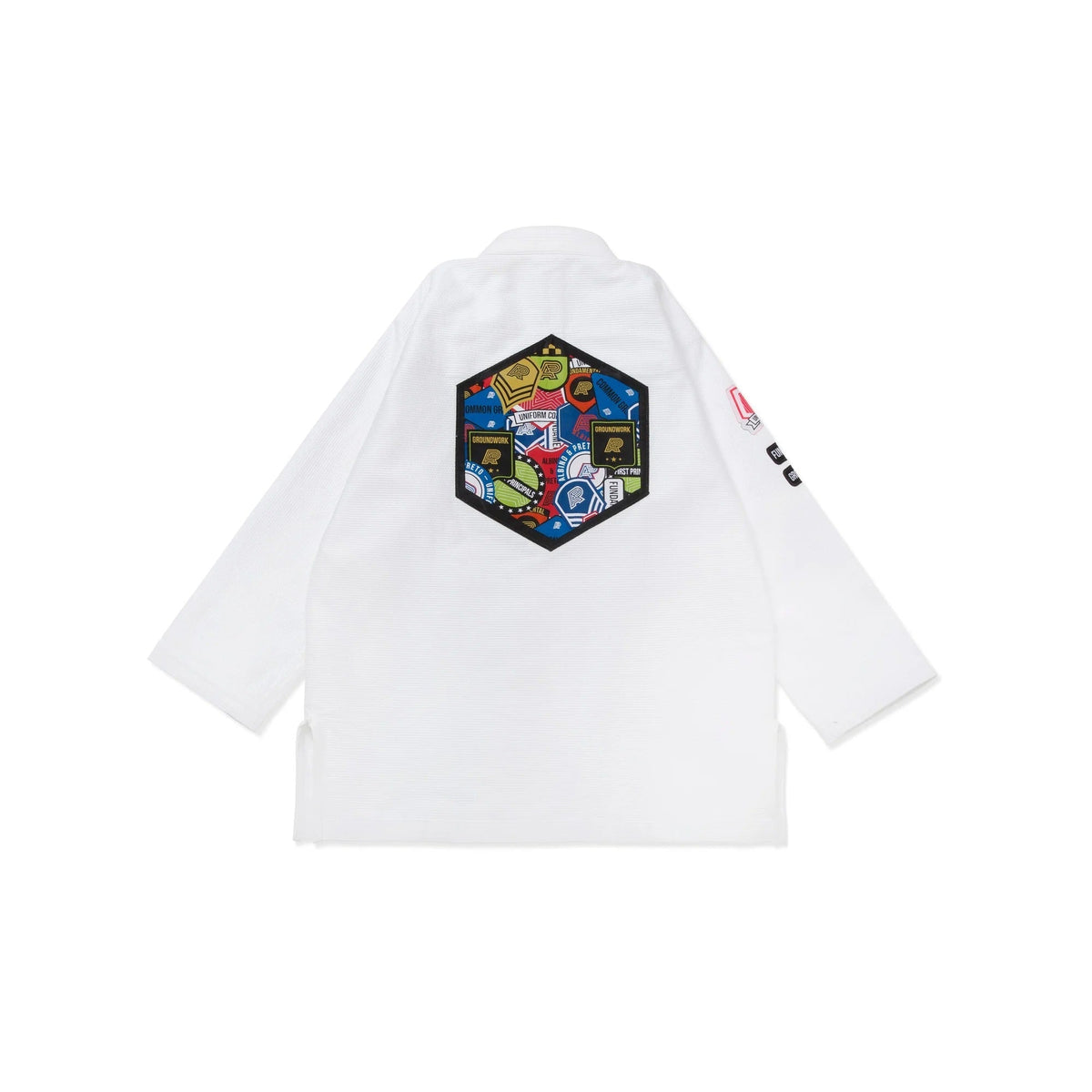 Albino & Preto Fundamental White BJJ Gi - Vorix Sport