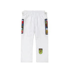 Albino & Preto Fundamental White BJJ Gi - Vorix Sport