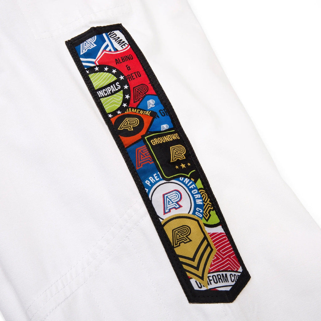 Albino & Preto Fundamental White BJJ Gi - Vorix Sport