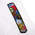 Albino & Preto Fundamental White BJJ Gi - Vorix Sport