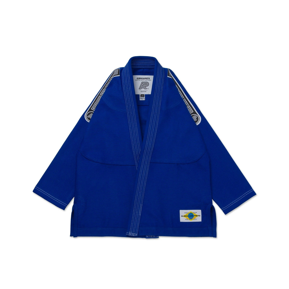 Albino & Preto MIL-SP Brazil DP.1 Blue Jiu Jitsu Gi - Vorix Sport