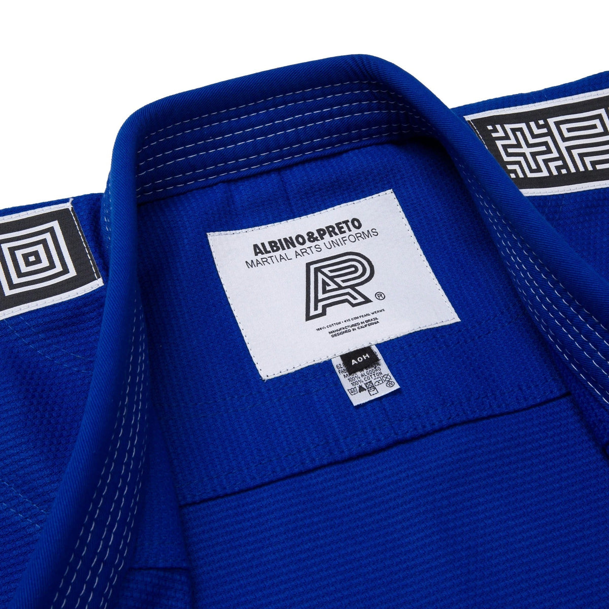 Albino & Preto MIL-SP Brazil DP.1 Blue Jiu Jitsu Gi - Vorix Sport